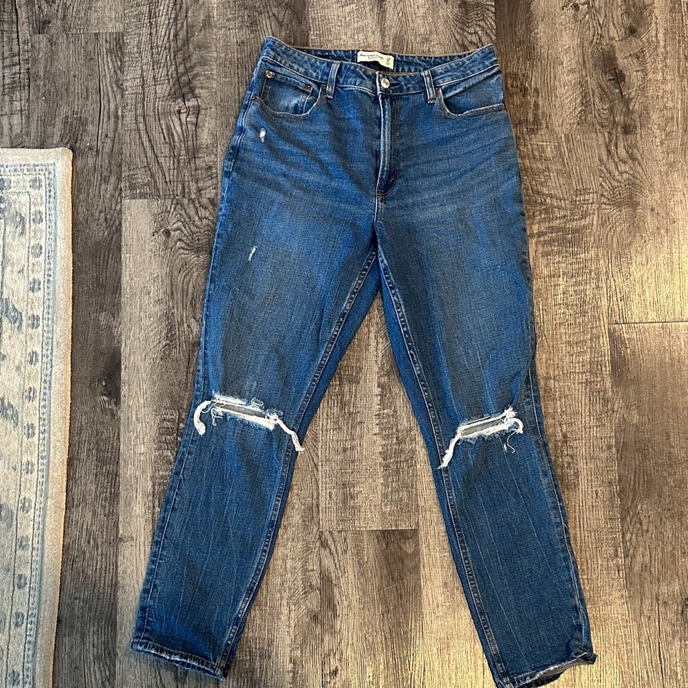 Abercrombie & Fitch Women curve love skinny high rise jeans